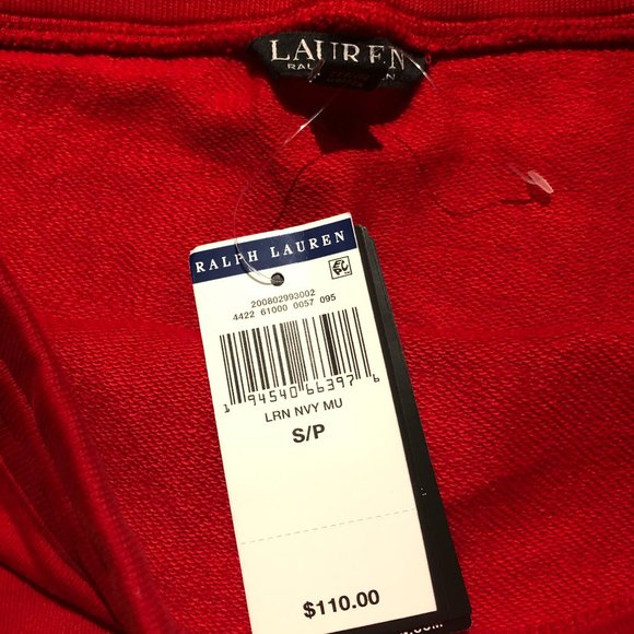 Brand New Lauren Ralph Lauren Women's Navy Red White Side Slit Skirt - Picture 16 of 16